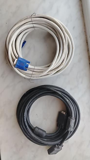 plazma tv ikinci el: VGA monitor kabelləri 2 ədəd dir. uzunluq-10metr işlənmiş biri 15 — 1