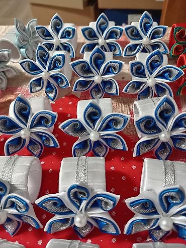 novogodišnji nadstolnjaci: Ukrasi za salvete – ručno rađeni prstenovi za salvete - Elegantni — 8