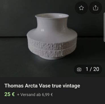 Vaze i saksije: Vaza, bоја - Bela, Novo — 2