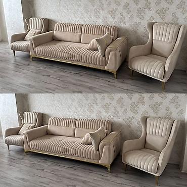 Endirim olundu‼️Divan kreslo dəsti satılır 690azn. Yeni kimidir