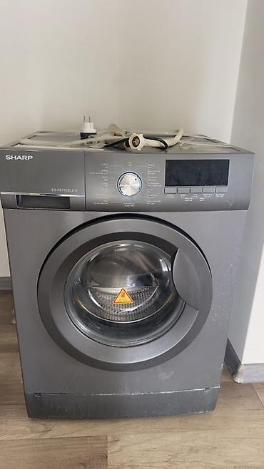 sharp paltaryuyanlari: Sharp ES-FE7120LZ-S önyükləməli paltaryuyan maşın Çox az işlənib — 1