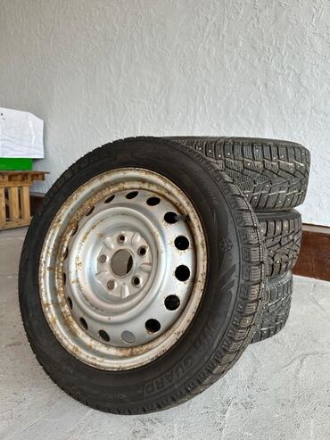 диск на внедорожник: Колеса в сборе 205 / 55 / R 16, Зимняя шипованная, Комплект, Легковые, Железные
