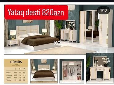 yataq desti: Yataq Dəsti – “Gümüş” modeli (820 AZN yazılı) Dəst tərkibi və — 1