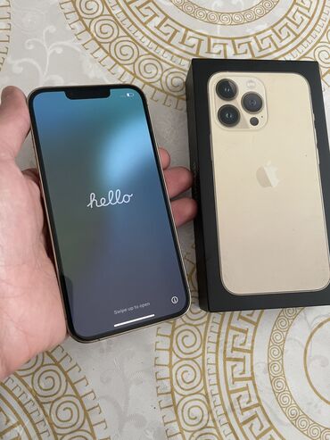 iphon xr: IPhone 13 Pro, 128 GB, Qızılı, Simsiz şarj, Face ID, Sənədlərlə