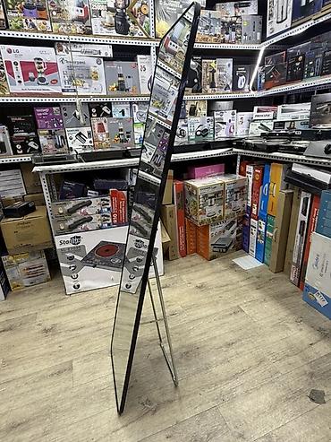 Зеркала: Напольное зеркало в полный рост с тонкой чёрной рамкой Размеры  — 2