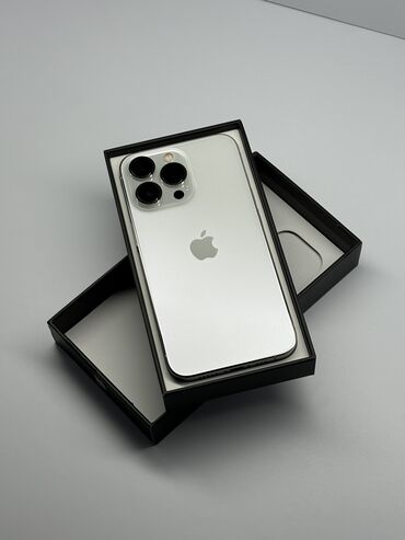 Apple iPhone: IPhone 13 Pro, 128 GB, Gümüşü, Zəmanət, Simsiz şarj, Face ID