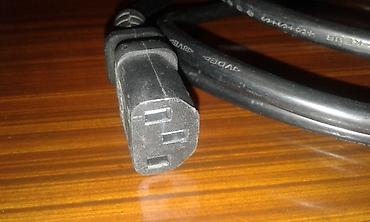 komputer kabel: Kompüterin sistem blokun və monitoru UPS qoşmaq üçün cərəyan kabeli — 2
