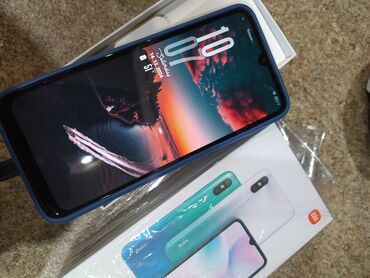 Redmi: Redmi, Redmi 9A, Б/у, 32 ГБ, цвет - Синий, 2 SIM