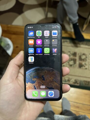 Apple iPhone: IPhone 11 Pro, 64 GB, Matte Silver, Barmaq izi, Face ID