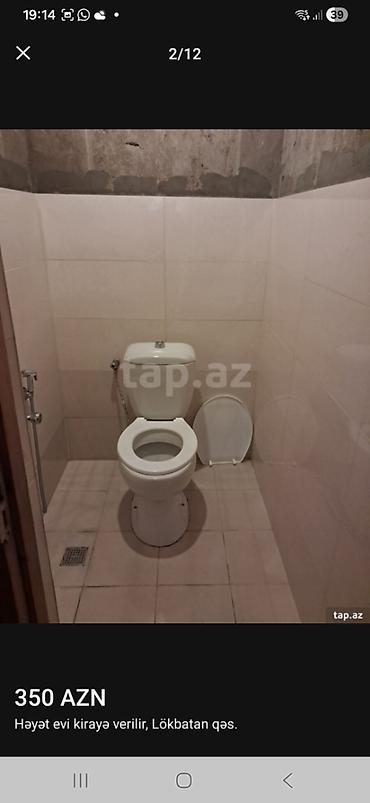 kiraye 1 otaq: 50 kv. m, 1 otaqlı, Kanalizasiya, Qaz, Su — 6