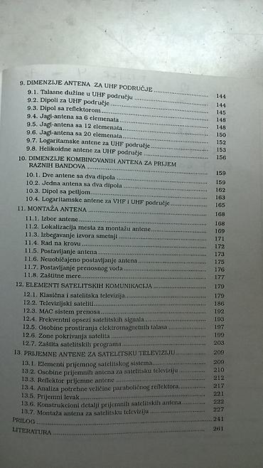 Knjige: Tehnička knjiga: TV UKT i satelitske antene 1988. 241 str. 4 kom — 13