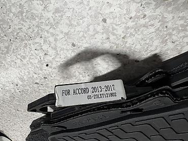 коврики аккорд: Резиновые Полики Для салона Honda, цвет - Черный, Новый, Платная доставка, Самовывоз — 3