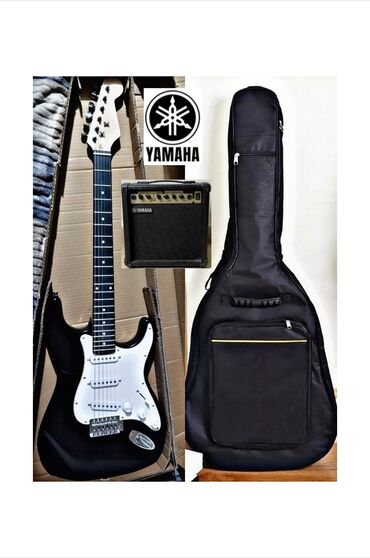 Гитары: Stratocaster новый + комбик Yamaha GA-15 оригинал + зимний чехол +
