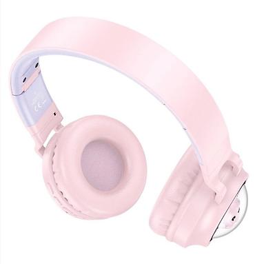 ugreen hitune max5c: Беспроводные наушники Hoco W50 Cute Cat с RGB‑подсветкой - — 4