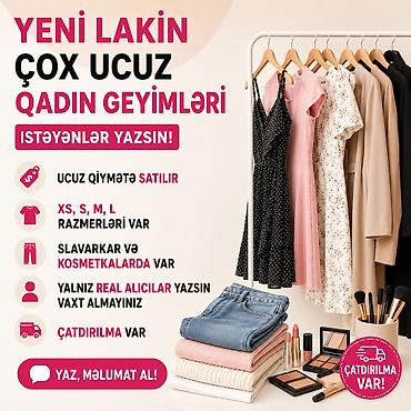 Yeni, çox ucuz qadın geyimləri - Ucuz qiymətə satılır - Ölçülər: XS lalafo.az -da Yeni, çox ucuz qadın geyimləri - Ucuz qiymətə satılır - Ölçülər: XS