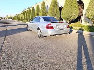 w211 duman: Mercedes-Benz E-Class sedan (W211), gümüşü rəng. Xüsusiyyətlər: - — 6
