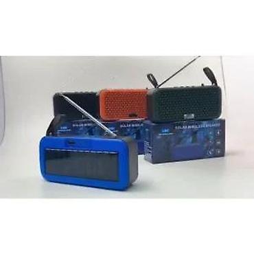 Zvučnici i stereo sistemi: SOLARNI BLUTUT ZVUCNIK NOV RADIO WIRELESS BLUETOOTH AKCIJA | Cene — 10