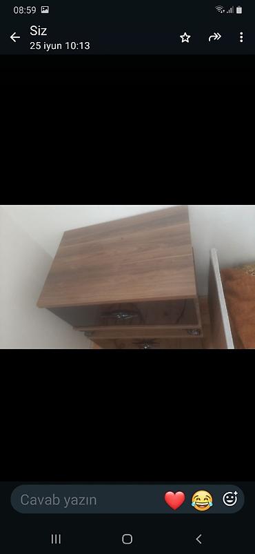 Taxt tumbası (yataq otağı üçün tumbalar) - Material: taxta rəngli