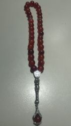 yaqut qaşlı uzuk: Əqiq orginal natural təbii təsbeh Yəmən əqiqi deyirlər