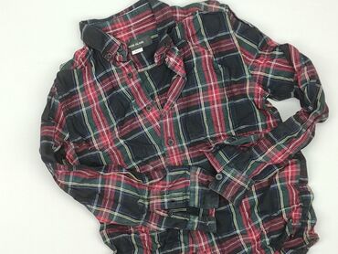 Shirts: Shirt 8 years, condition - Very good, pattern - Cell, color - Multicolored