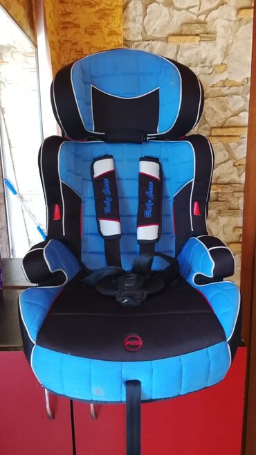 Uşaq arabaları: Uşaq avtomobil oturacağı – Baby Care - Rəng: mavi/qara, ağ və qırmızı
