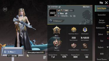 Digər oyun və konsollar: Pubg Mobile.Hesaba aid ətraflı ekran kaydı istəyən real alıcılar wpdan