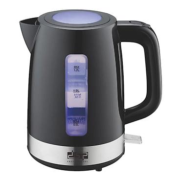xrom caydan: №: 4609 Məhsulun adı: Elektrik çaydan DSP KK-1261 1.7 l 2200 W, qara — 1