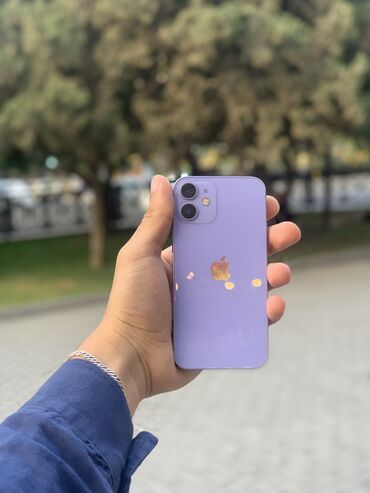 iphone 12 irsad: IPhone 12 mini, 128 GB, Deep Purple, Simsiz şarj, Face ID