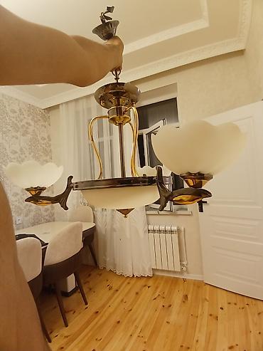 led lustra: Çılçıraq, 4 lampa, Metal — 3