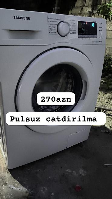 Məişət texnikası: Samsung paltaryuyan maşın - Ön yükləməli, digital idarəetmə paneli - — 1