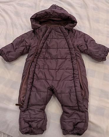 Верхняя одежда: Детский утеплённый комбинезон с капюшоном от Tucan Baby Оригинал — 2