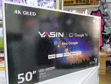 Стиральные машины: Телевизор yasin qled 50q90 130 см 50" 4khd (смарт тв) гарантия 3 года