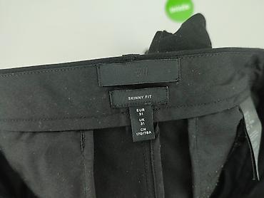 spodnie jeans drill: H&M, Spodnie materiałowe damskie, rozmiar S — 4