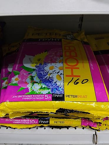 Универсальный грунт для цветочных культур Peter Peat, 5 л. Подходит at lalafo.kg Универсальный грунт для цветочных культур Peter Peat, 5 л. Подходит