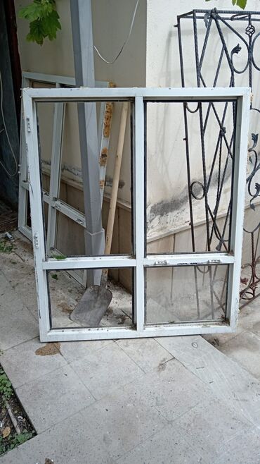 Tək qat şüşə paketi Plastik pəncərə, Еni: 140 sm, Uzunluğu: 120 sm