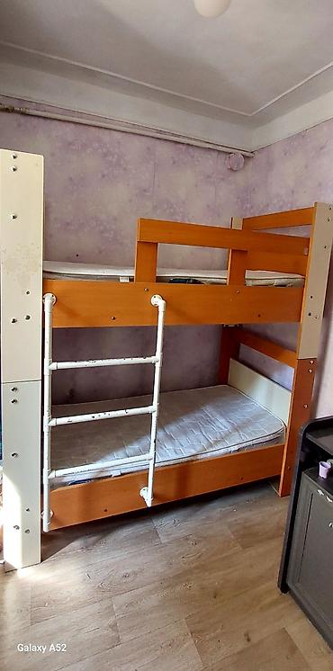 usag maneji: Oğlan və qız üçün, İşlənmiş, Çarpayı, Matras ilə, Siyirməsiz, Laminat — 1