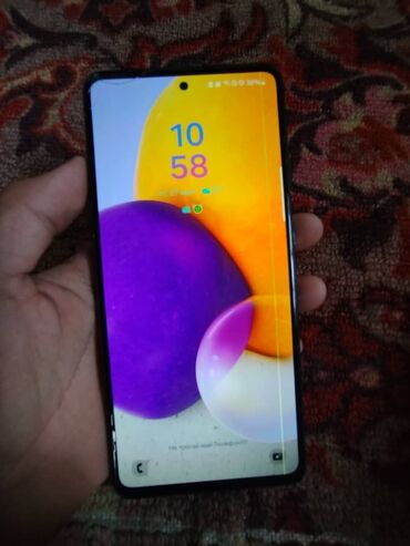 газ боллон: Samsung Galaxy A72, Б/у, 256 ГБ, цвет - Черный, 1 SIM, 2 SIM