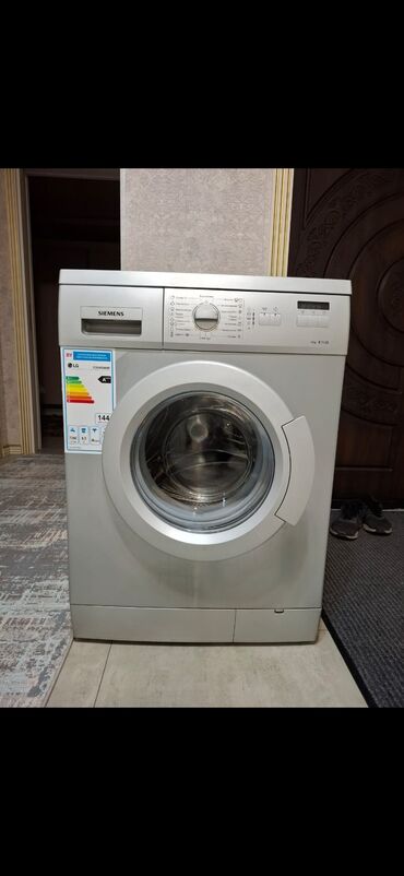 Paltaryuyan maşınlar: Paltaryuyan maşın Siemens, 6 kq, İşlənmiş, Avtomat, Qurutmasız, Kredit yoxdur, Ünvandan götürmə