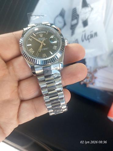 rolex daydate: Saat: Klassik üslublu kişi qol saatı - Korpus: paslanmayan poladdan — 6