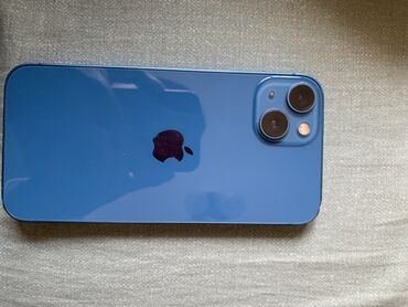 айфон 5 ош: IPhone 13, Колдонулган, 128 ГБ, Көгүлтүр, Каптама, Кабель, 76 %