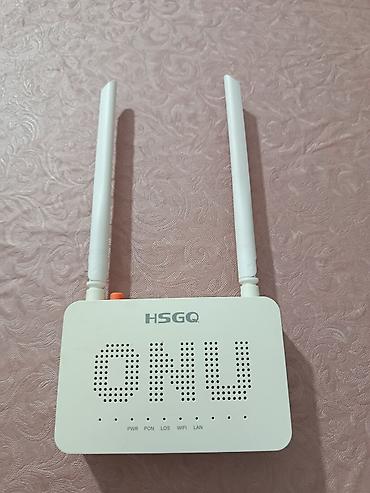 12 pro max barter: HSGQ 1GE + WiFi XPON ONU (Model: HSGQ-X100W2) - Fiber internet üçün — 1