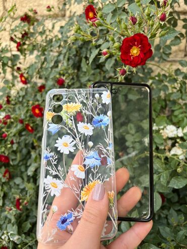 Kabrolar: Samsung Galaxy S21 üçün case. Ayrı ayrılıqda qiymət çiçəkli 5azn