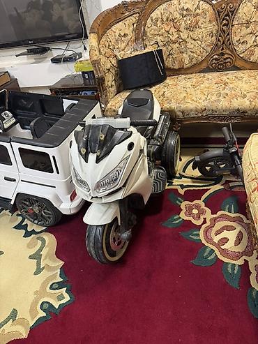 balaca maşin: Uşaq üçün elektrikli üçtəkərli motosiklet Sadece tok problemi var atıq — 1
