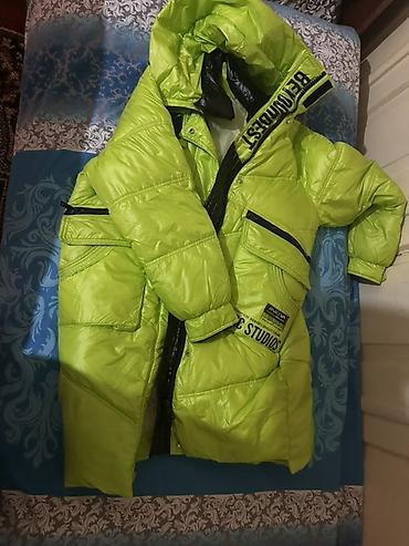 Paltolar: 100 manata alnıb Neon-yaşıl rəngli qış paltosu (parka tipli) - — 4