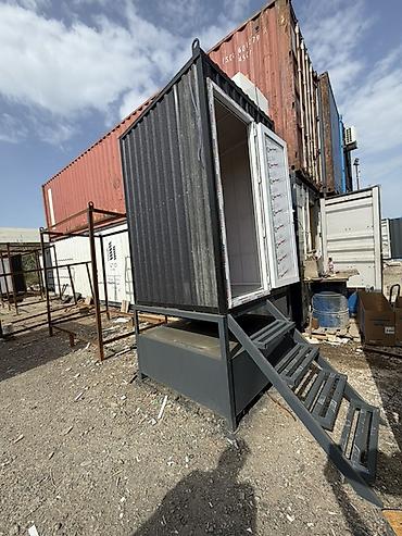 nasoslar və hidroforlar: Metal karkaslı, konteyner tipli mobil tualet kabinəsi - Ölçü — 4