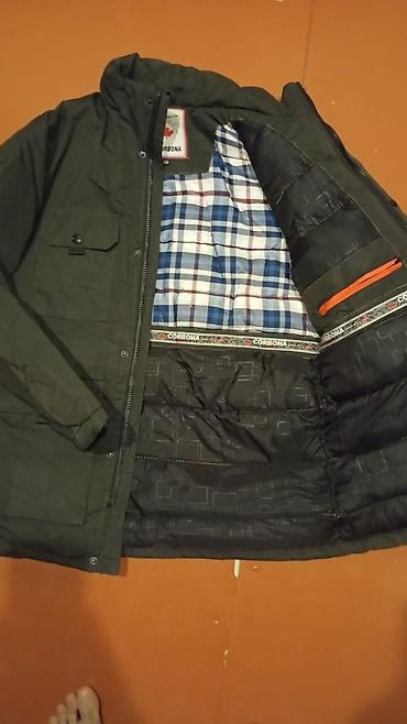 bomber kurtka: Kişi qış gödəkçəsi – CRBN CORBONA, ölçü 52 - Rəng: tünd yaşıl (xa ki — 3