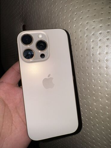 Apple iPhone: IPhone 16 Pro, 256 ГБ, Natural Titanium, Защитное стекло, 92 % — 1