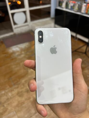 iphone 12 qara: IPhone Xs, 64 GB, Ağ, Simsiz şarj