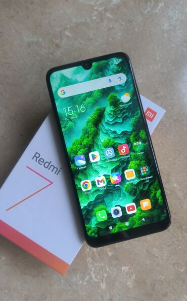 4gb ddr4: Redmi, Redmi 7, Колдонулган, 32 ГБ, түсү - Кара, 1 SIM, 2 SIM