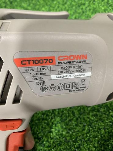Дрель-шуруповерты: Электрическая дрель CROWN Professional CT10070. Компактная сетевая — 2